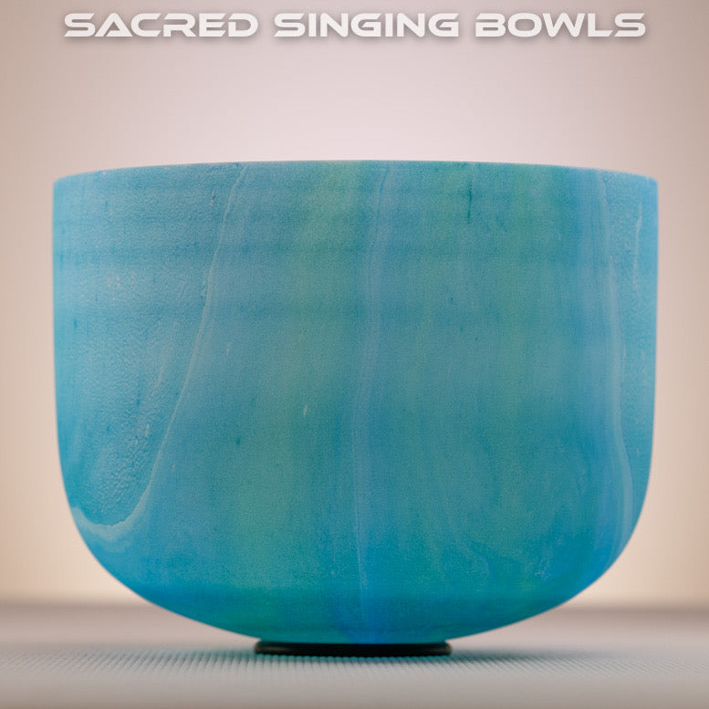 Color Fusion Crystal Singing Bowl Pair featuring 2 bowls Sacred Sin