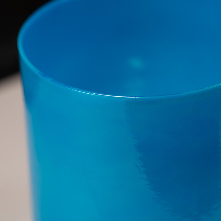 8" D#-4 Serenity Sky Crystal Singing Bowl, Perfect Pitch