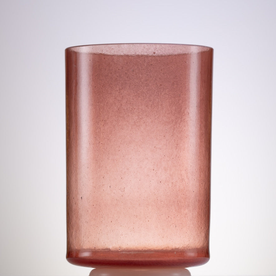 7" G#-25 Rose Quartz Crystal Singing Bowl Tall, Crystal Tones™