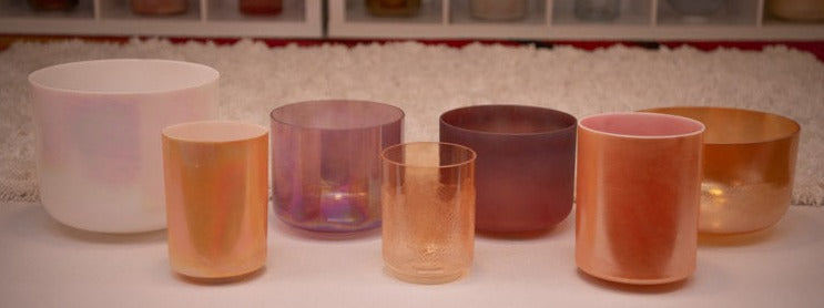 "Gateway to Joy" Crystal Singing Bowl Set