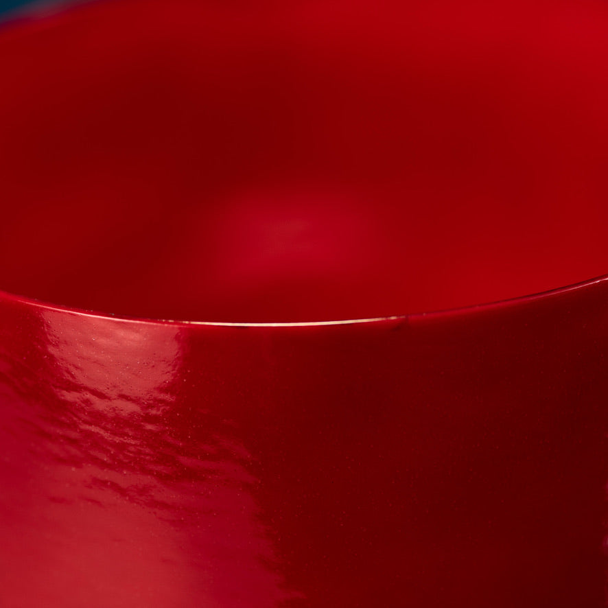12" C#-42 Crimson Dawn Crystal Singing Bowl