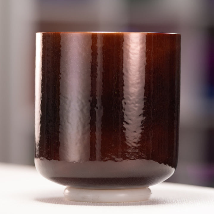 7" F+34 Sacred Ground Crystal Singing Bowl