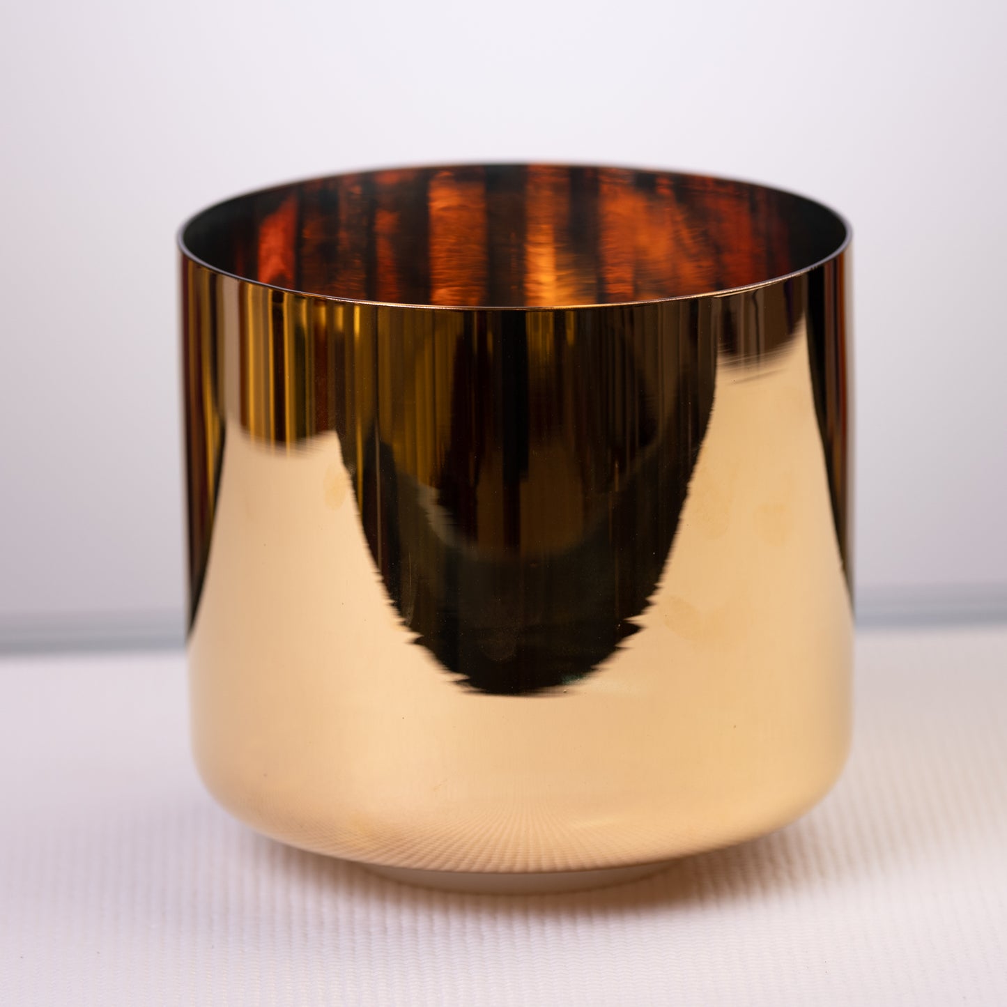 8" F#-44 24k Gold Crystal Singing Bowl, Sacred Singing Bowls