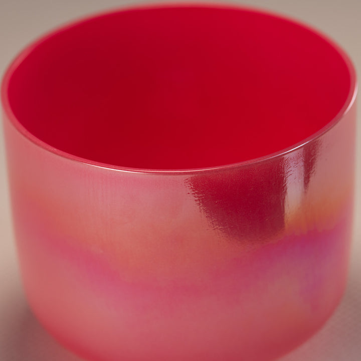 7" A-24 Dreamy Peony Celestial Frosted Singing Bowl