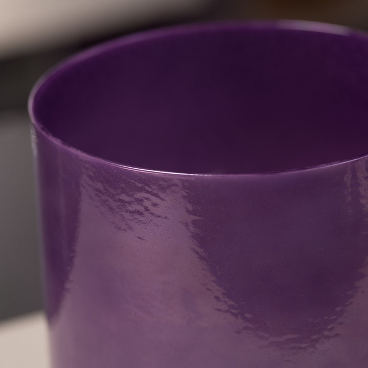 Purple crystal singing bowl