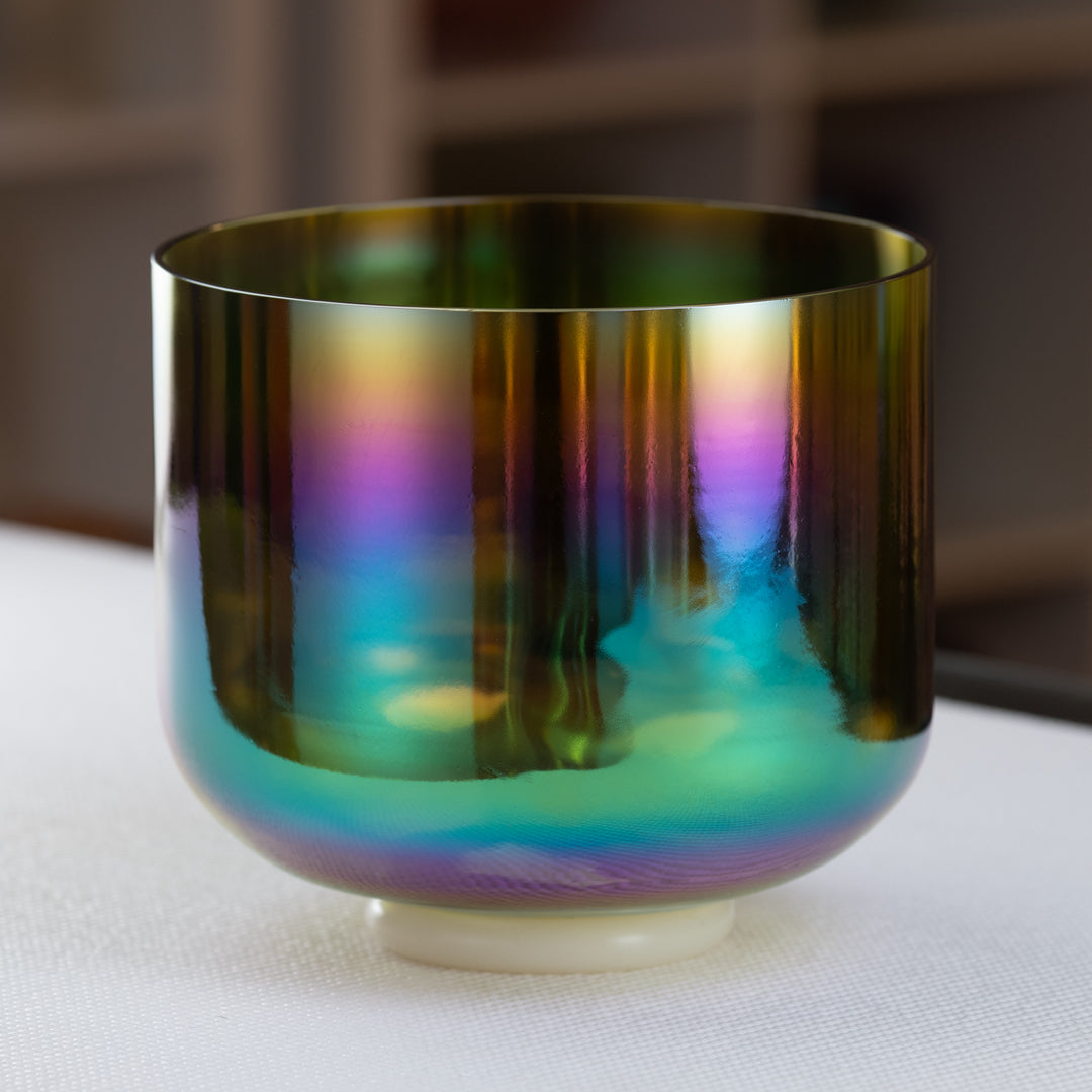 9" A#-14 Earth Magic Crystal Singing Bowl from Bowls of Sound