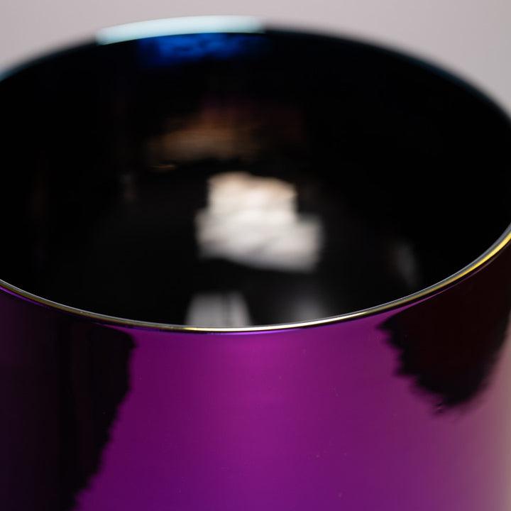 9" A#-30 Celestial Rainbow Crystal Singing Bowl from Sacred Singing Bowls™