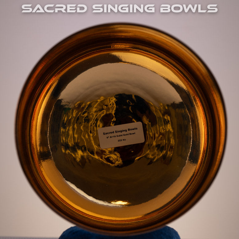 24k Gold singing bowls from Sacred Singing Bowls™
