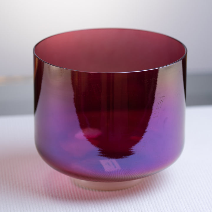 Purple third eye chakra singing bowl
