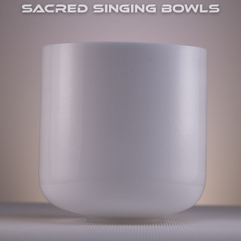 9" A+31 White Light Quartz Crystal Singing Bowl from Bowls of Sound