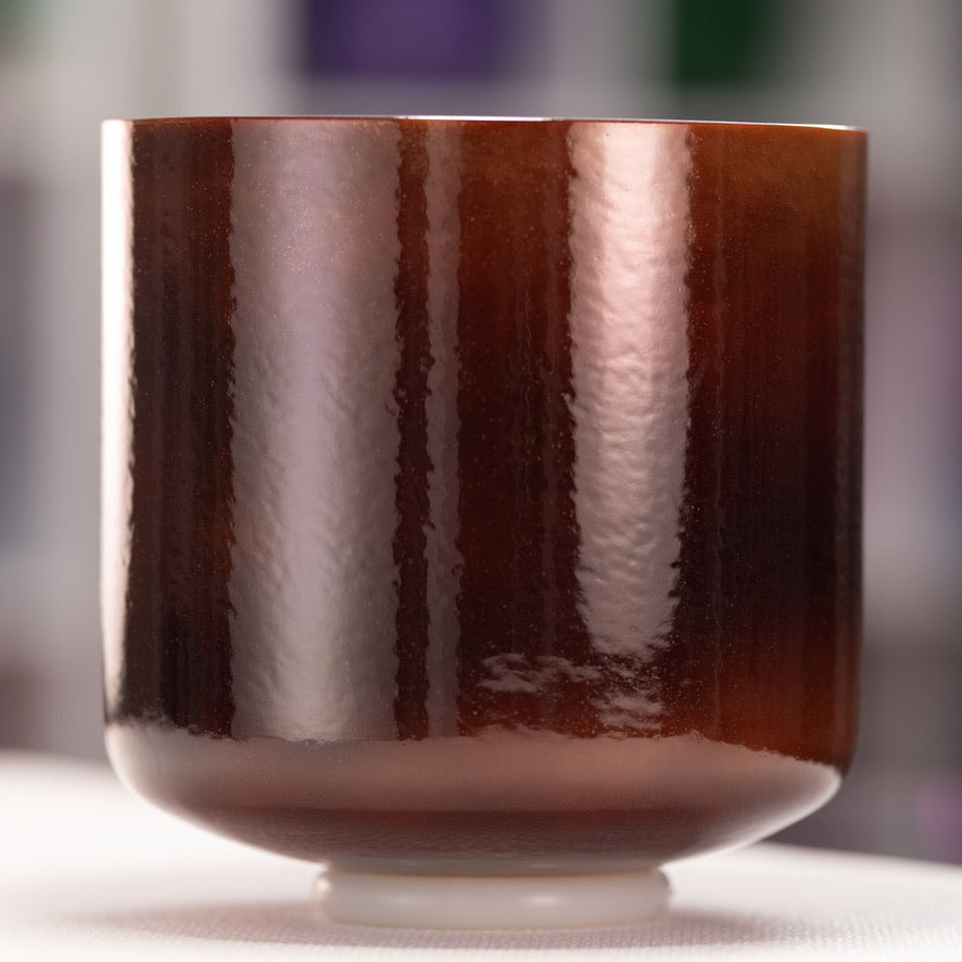 9" A#+37 Sacred Ground Crystal Singing Bowl from Sacred Singing Bowls™