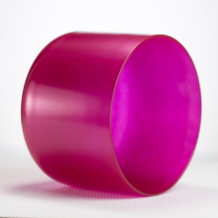 Pink root chakra sound healing bowl