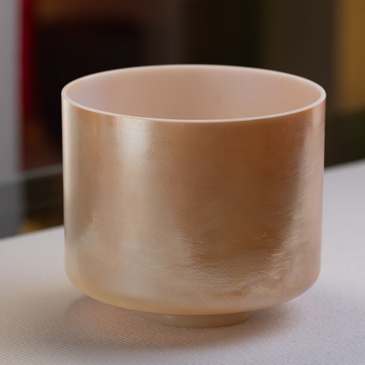 Crystal bowl for meditation
