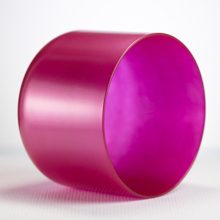 Pink root chakra singing bowl