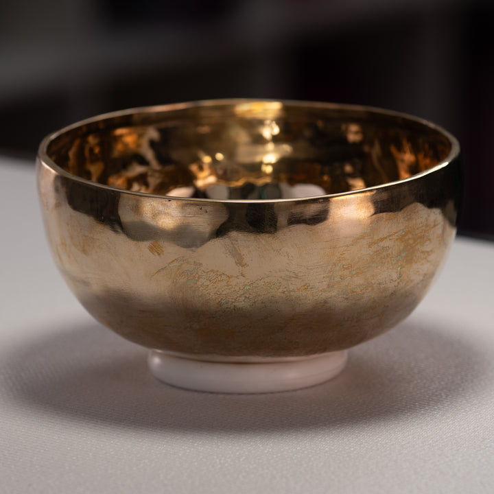 9" D#+28 Himalayan Singing Bowl from Bowls of Sound
