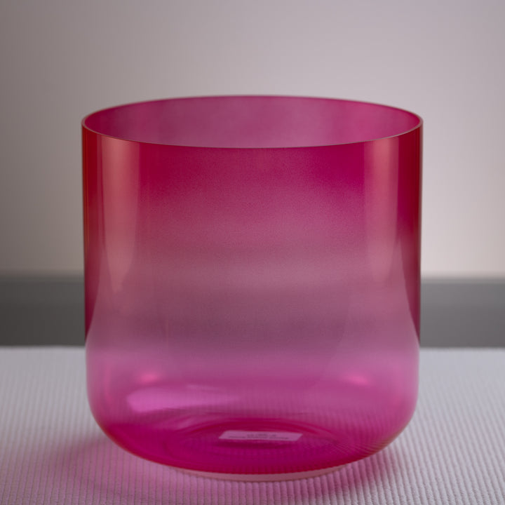 9" D#+41 Dreamy Peony Crystal Singing Bowl from Sacred Singing Bowls™