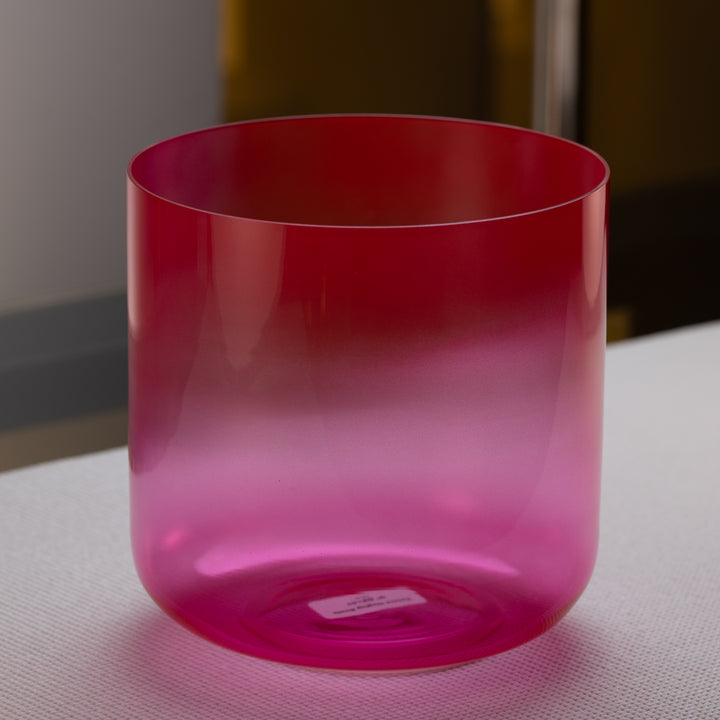 Pink singing bowl
