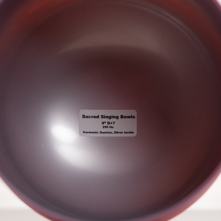 9" Frosted singing bowl for sound healing