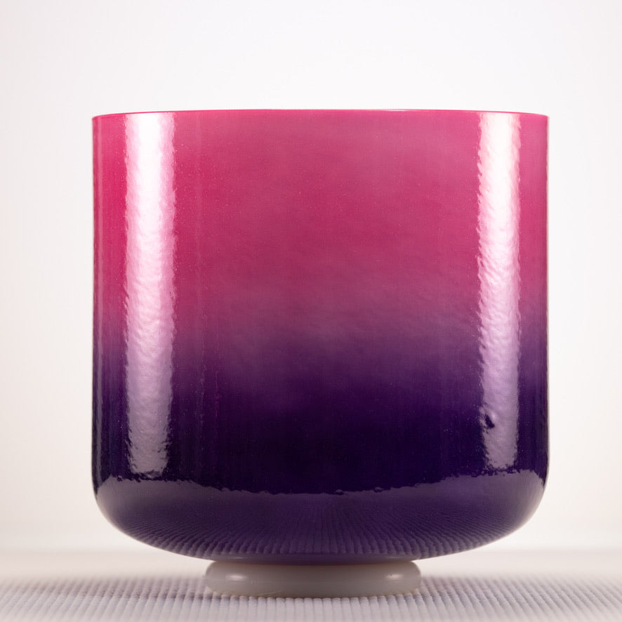9" E+38 Blossoming Heart Crystal Singing Bowl from Sacred Singing Bowls™