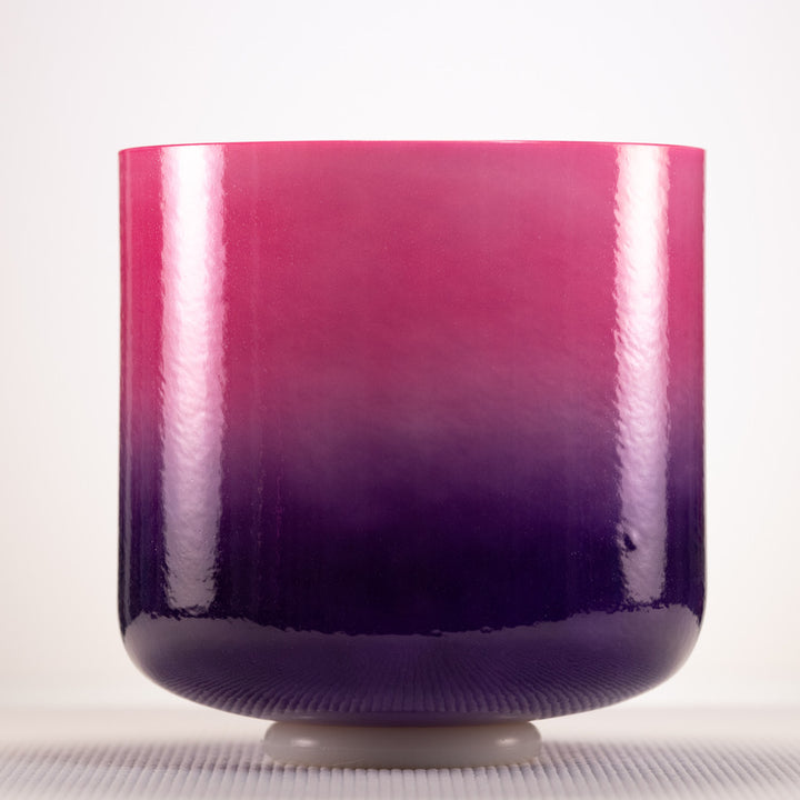9" E+38 Blossoming Heart Crystal Singing Bowl from Sacred Singing Bowls™