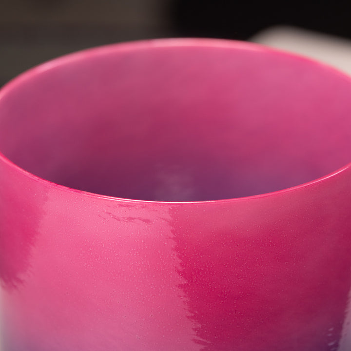 Blossoming Heart singing bowl close up