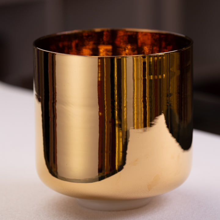 9" F#-29 24k Gold & Crystal Singing Bowl from Bowls of Sound