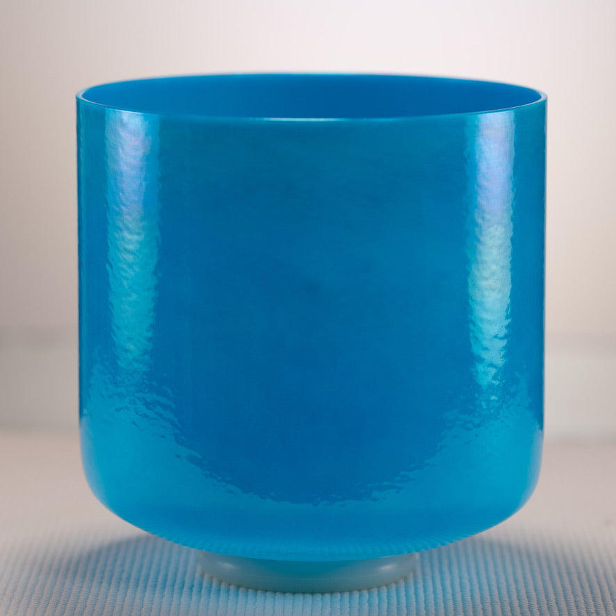 Throat chakra singing bowl