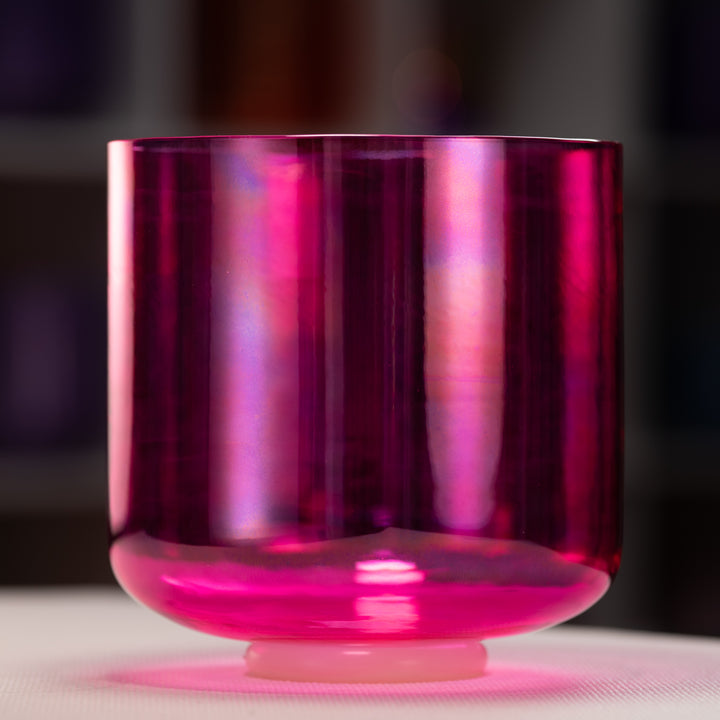 9" G#-12 Fractal Fuchsia Singing Bowl from Bowls of Sound
