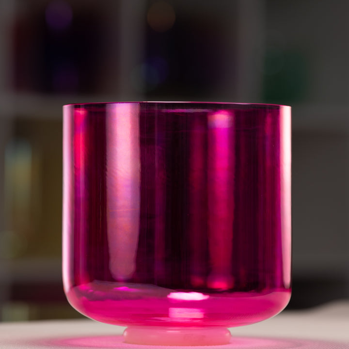 Throat chakra singing bowl