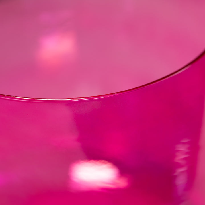 Crystal bowl close up 