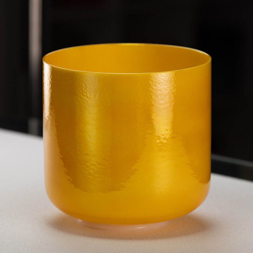 9" G#-13 Honeycomb Crystal Singing Bowl from Bowls of Sound
