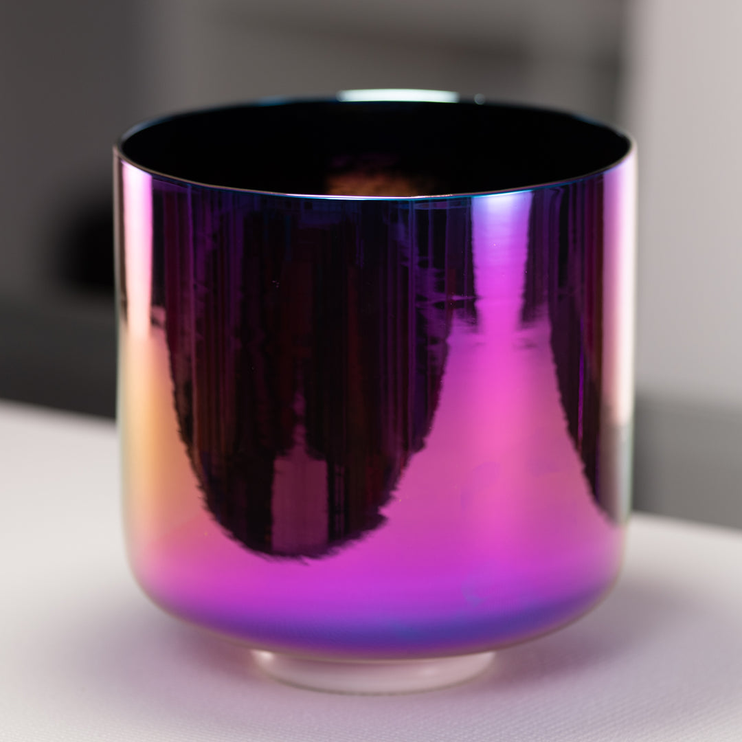 Crystal singing bowl for sound healing