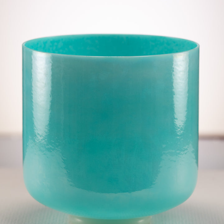 9" G+0 Turquoise Tide Crystal Singing Bowl from Sacred Singing Bowls™