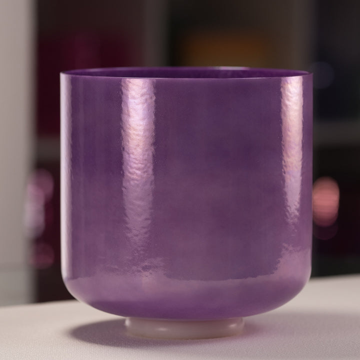 9" A-17 Lilac Blossom Crystal Singing Bowl