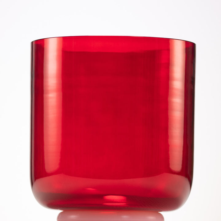 6.75" D#+44 Ruby Ray Crystal Singing Bowl