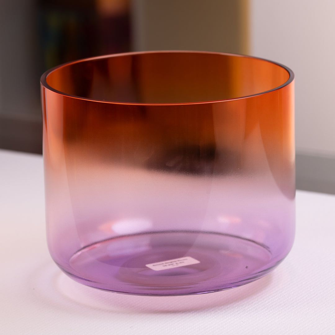 10.25” E-41 Sunset Bloom Crystal Singing Bowl