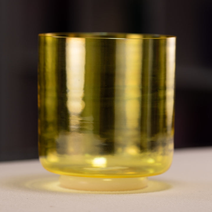 6.5" D+46 Radiant Sun Crystal Singing Bowl