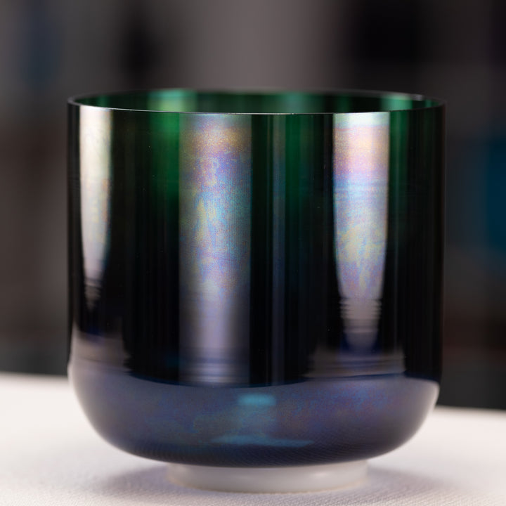 8" C#+8 Sacred Earth Crystal Singing Bowl, Perfect Pitch