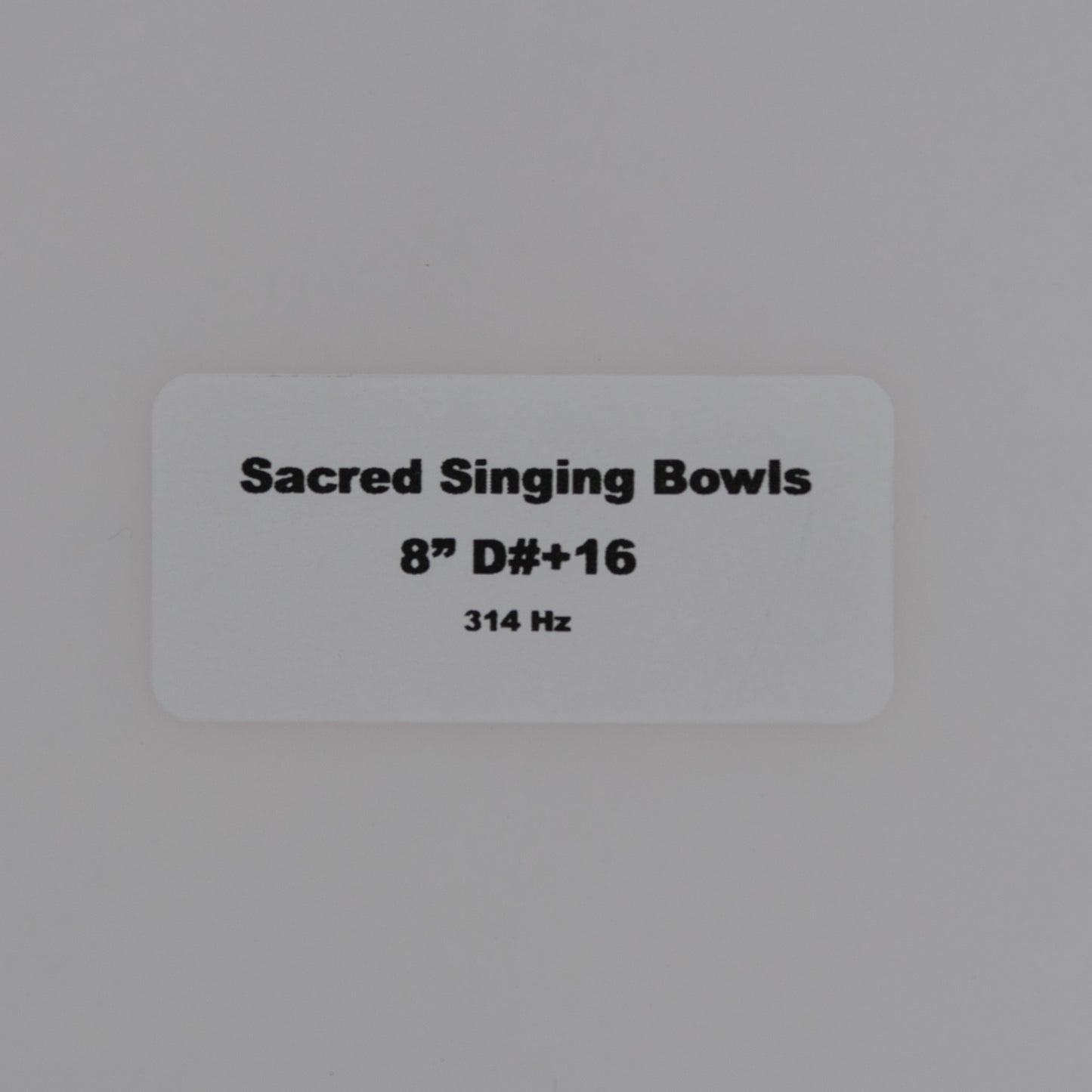8" D#+16 White Light Quartz Crystal Singing Bowl, Sacred Singing Bowls