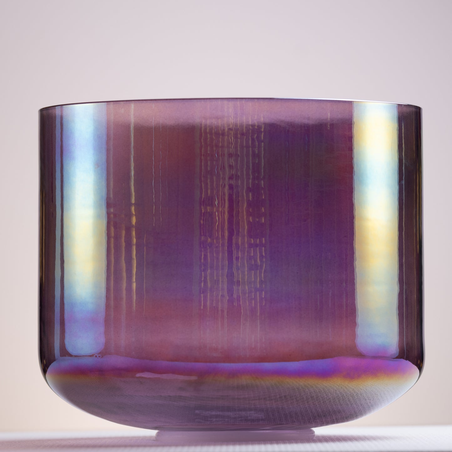 11.75" A#+39 Amethyst Activation Crystal Singing Bowl, Prismatic, Sacred Singing Bowls