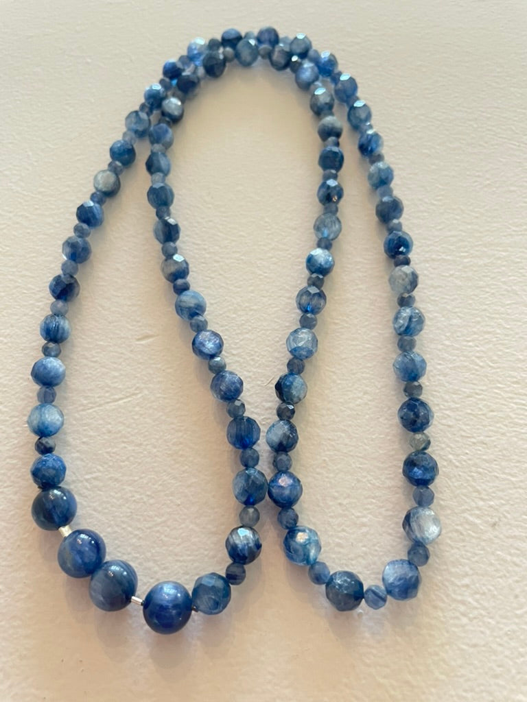 Faceted Kyanite Necklace