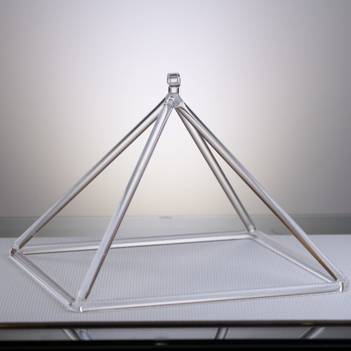 17.5" Clear Crystal Pyramid