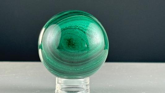 AAA Malachite Spheres, small