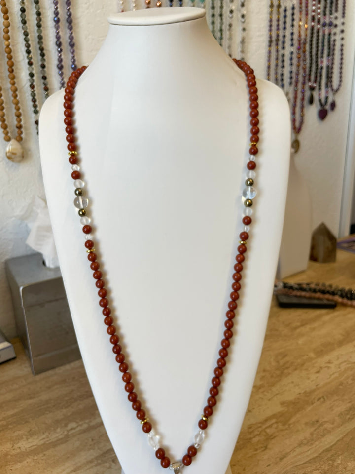 Red Jasper Mala