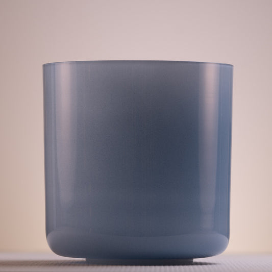 7.75" F#-24 Blue Calcite Color Singing Bowl, Opaque, Sacred Singing Bowls