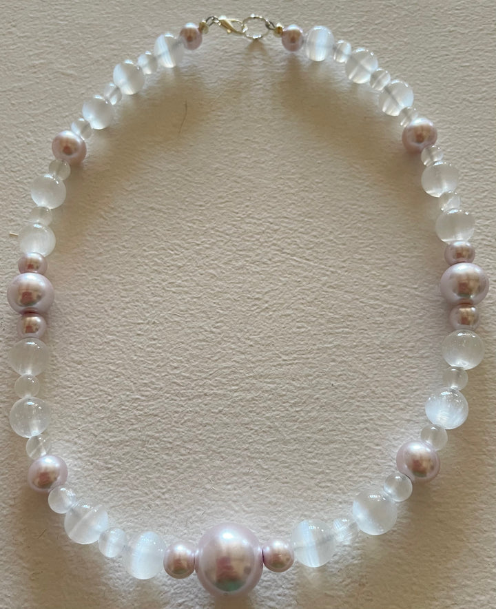 Selenite Necklace