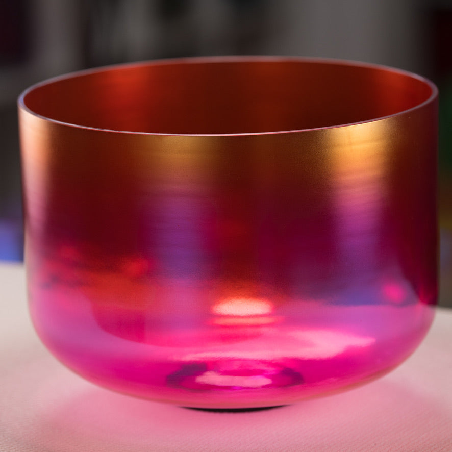 12" F-13 Harmonic Sunrise Crystal Singing Bowl