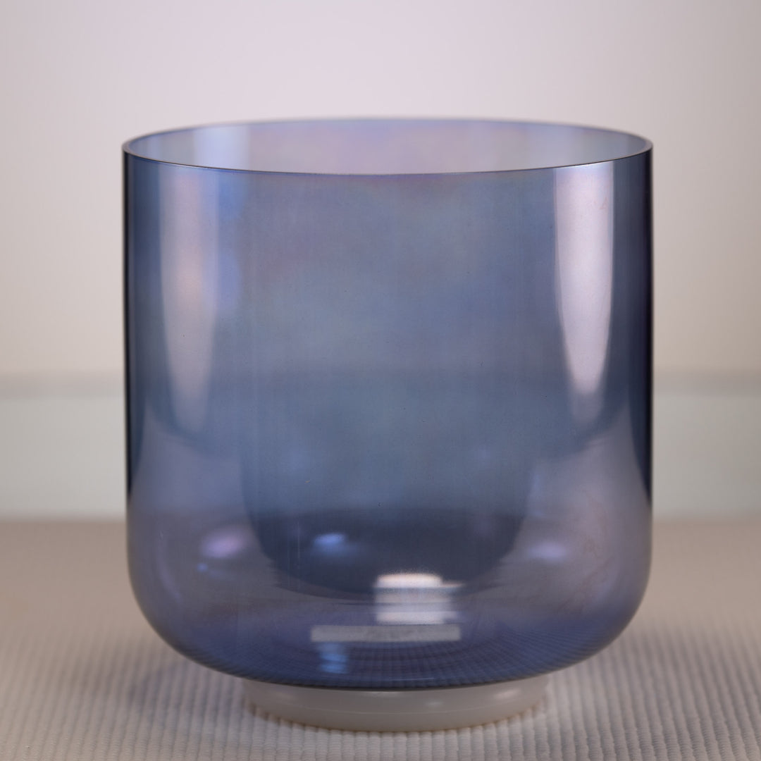 7.5" C+5 Indigo Child Crystal Singing Bowl, Perfect Pitch