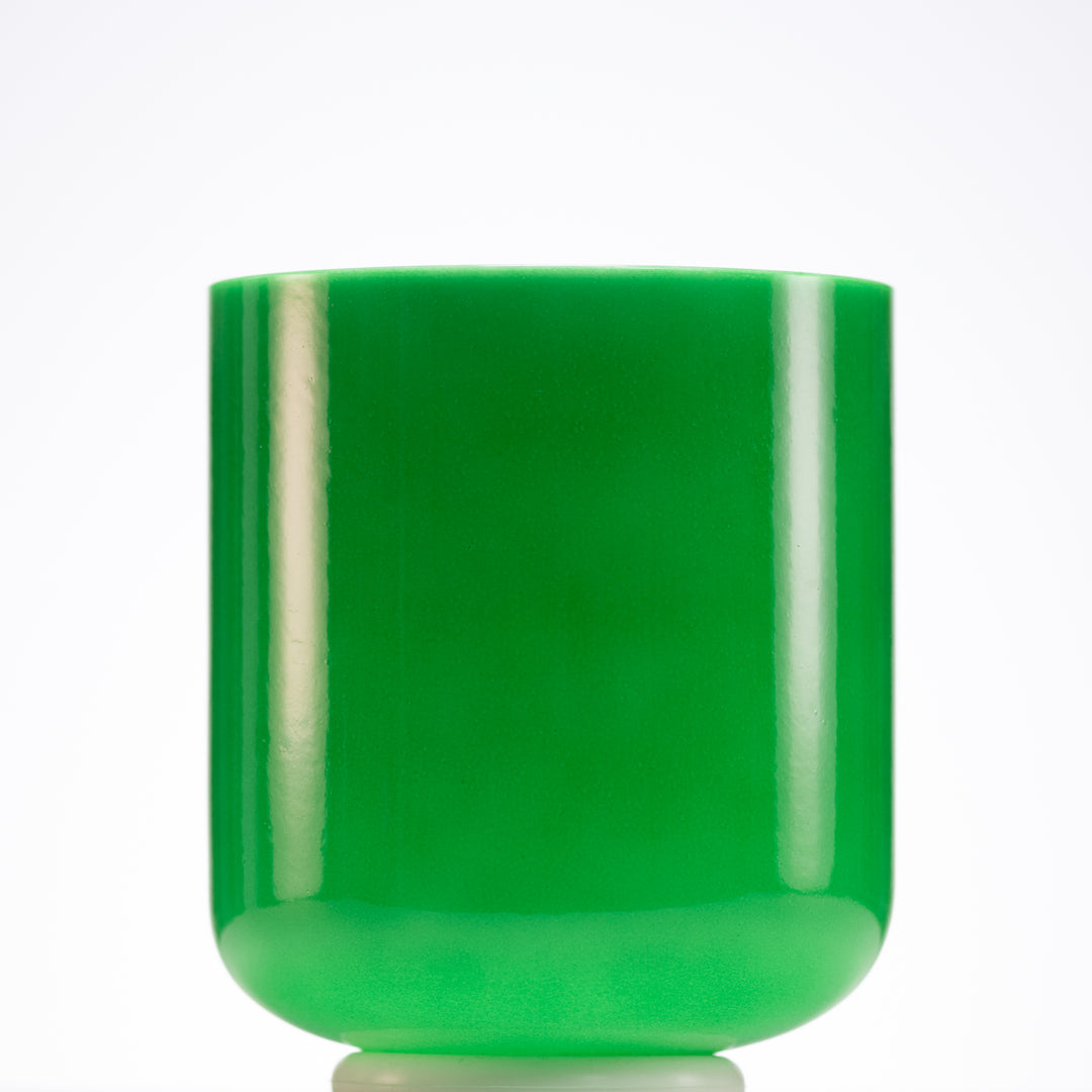 7" D+25 Emerald Heart Crystal Singing Bowl