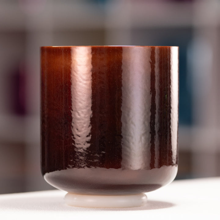 7" F+34 Sacred Ground Crystal Singing Bowl